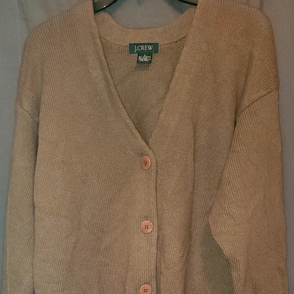 J. Crew Brown long sweater
